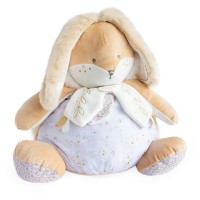Peluche range pyjama lapin de sucre - 38 cm