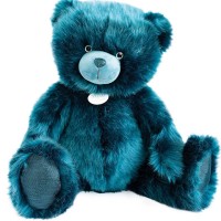Ours en peluche bleu paon- Collection - 60 cm