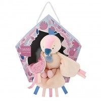 peluche musicale oiseau Cui-cui - Rose